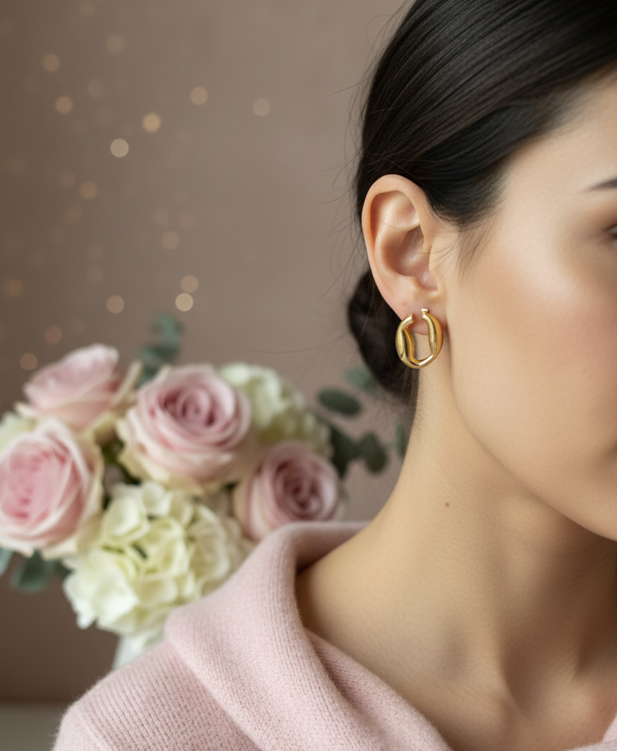 Boucles d'oreilles Fantasia Gold