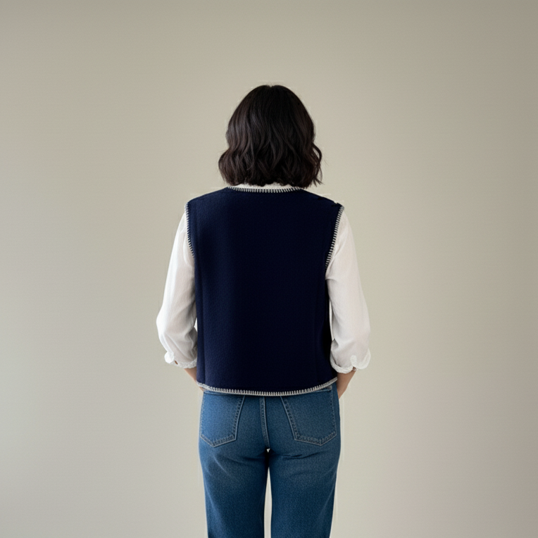 Gilet Marine Douceur