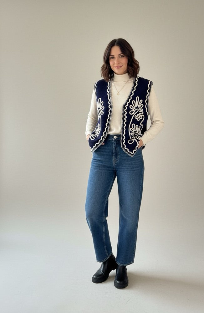 Gilet Marine Douceur